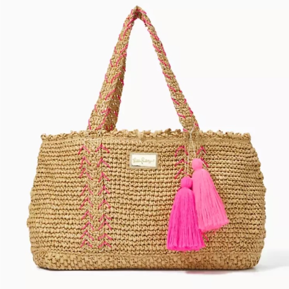 Lilly Pulitzer Nosara Straw Tote